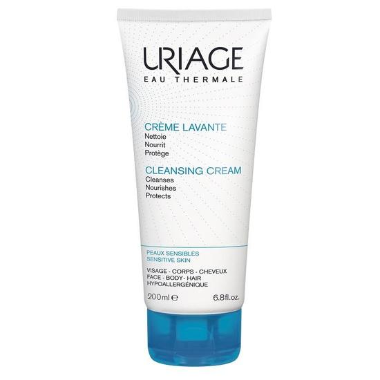 Uriage Eau Thermale Cleansing Cream 200ml For Sensitive Skin Face Body Hair 200ml