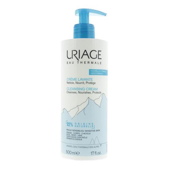 Uriage Eau Thermale Cleansing Cream 500ml Sensitive Skin 500ml