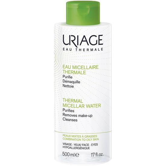 Uriage Eau Thermale Thermal Micellar Water For Combination To Oily Skin 500ml