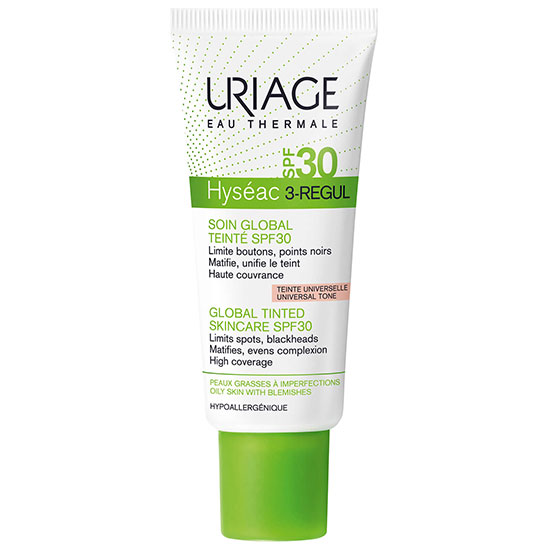 Uriage Eau Thermale Hyseac 3 Regul Global Tinted Skin Care SPF 30 40ml