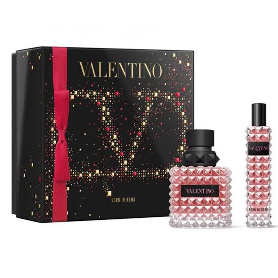 Valentino Donna Born In Roma Gift Set 50ml Eau De Parfum + 15ml Eau De Parfum