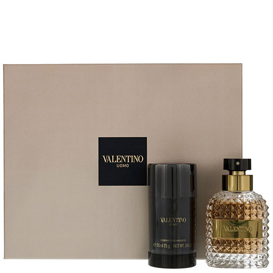 Valentino Uomo Eau De Toilette Spray Gift Set 50ml