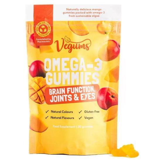 Vegums Fish-Free Omega-3 Gummies 30 Gummies