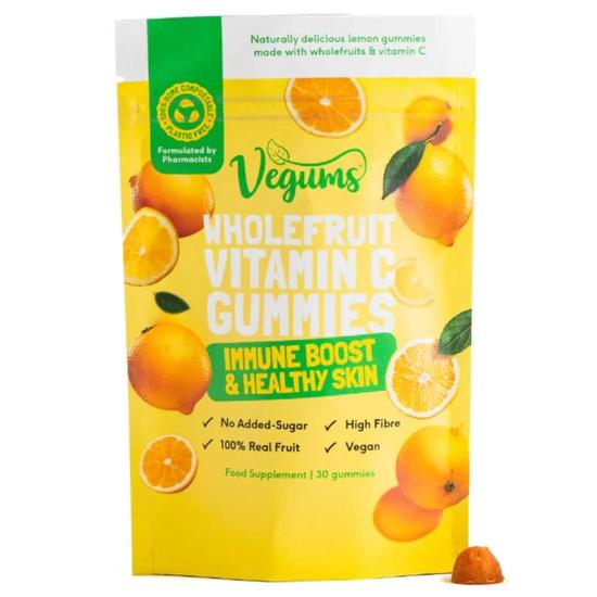 Vegums Wholefruit Vitamin C Gummies 30 Gummies
