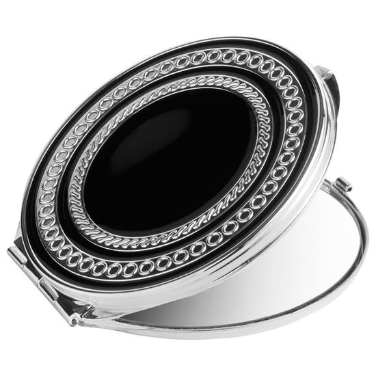 Vera Wang With Love Noir Compact Mirror Silver/Black
