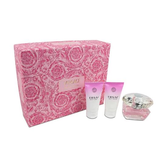 Versace Bright Crystal Eau De Toilette Perfume Gift Set 50ml