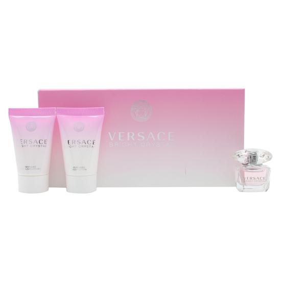Versace Bright Crystal Gift Set 90ml Eau De Toilette + 30ml Eau De Toilette