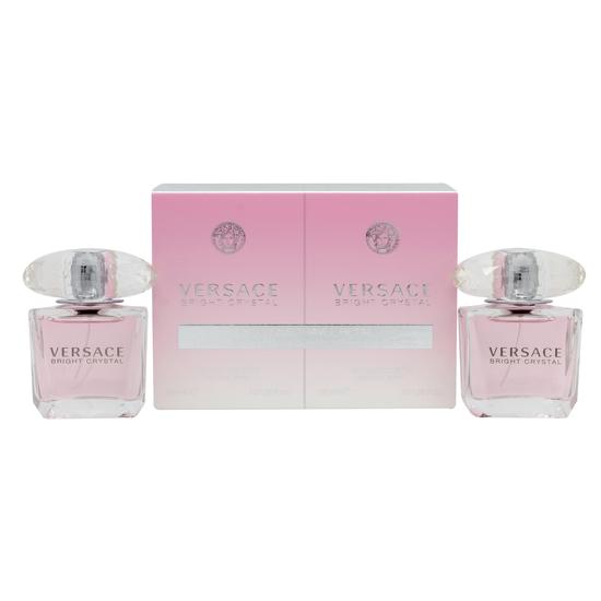 Versace Bright Crystal Eau De Toilette Gift Set 2 x 30ml