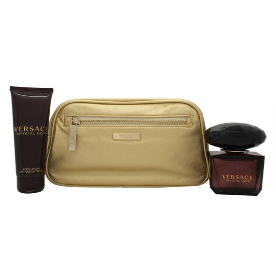 Versace Crystal Noir Gift Set 90ml Eau De Parfum + 100ml Body Lotion