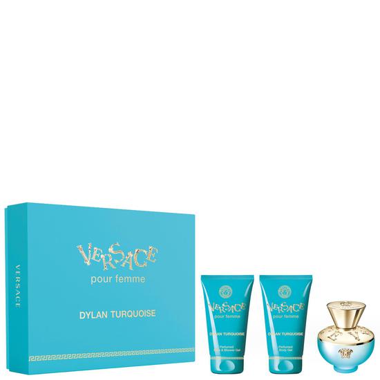 Versace Dylan Turquoise Eau De Toilette Gift Set 50ml