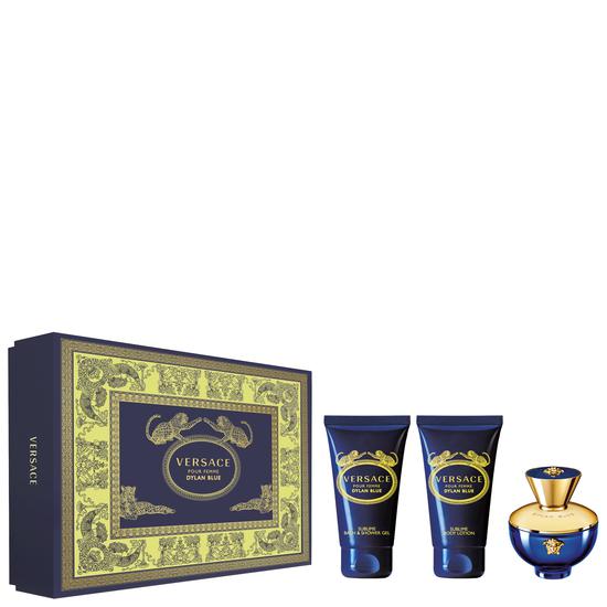 Versace Pour Femme Dylan Blue Eau De Parfum Fragrance Gift Set 50ml
