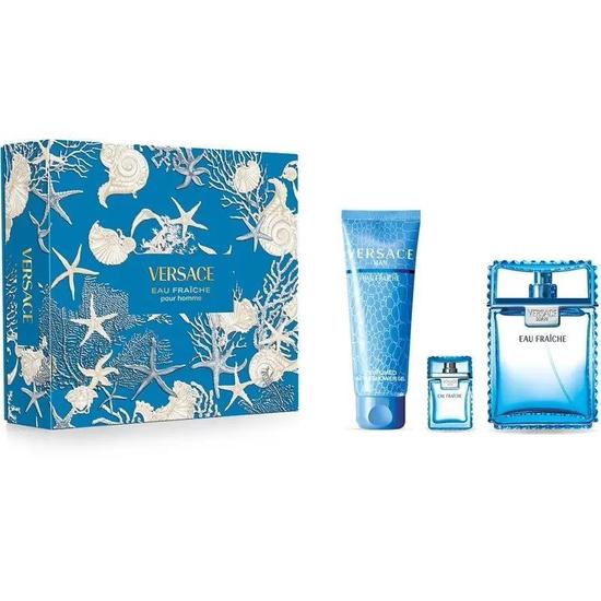 Versace Pour Homme Eau Fraiche Eau De Toilette 100ml Gift Set