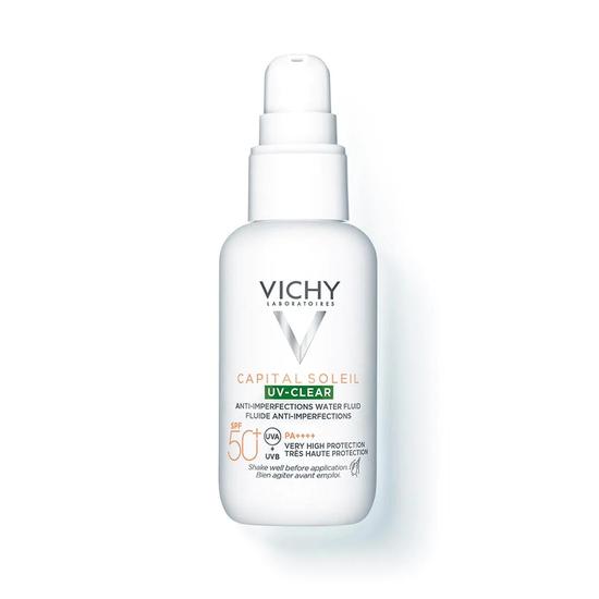Vichy Capital Soleil UV-Clear Mattifying Sun Protection SPF 50+ With Salicylic Acid For Blemish-Prone Skin 40ml