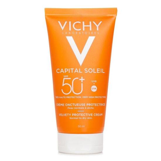 Vichy Capital Soleil Velvety Protective Cream SPF 50 Water Resistant Normal To Dry Skin