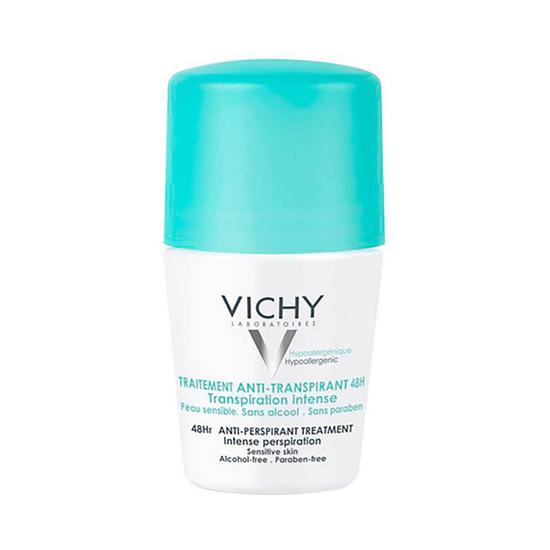 Vichy Deodorant 48hr Intensive Anti-Perspirant Roll On For Sensitive Skin 50ml