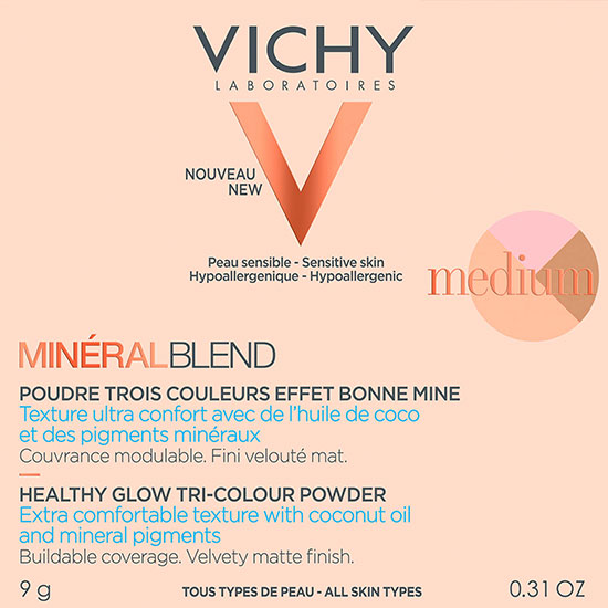 Vichy Mineralblend Tri Colour Medium Powder