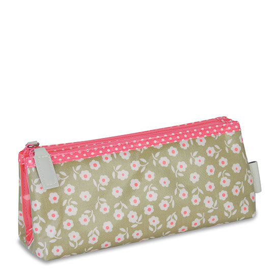 Victoria Green 'Daisy' Folding Make-Up Bag - Sage
