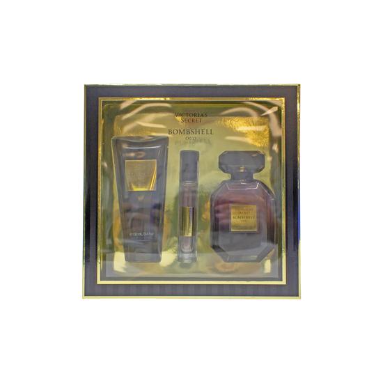 Victoria's Secret Bombshell Oud Gift Set 100ml Eau De Parfum + 7ml Eau