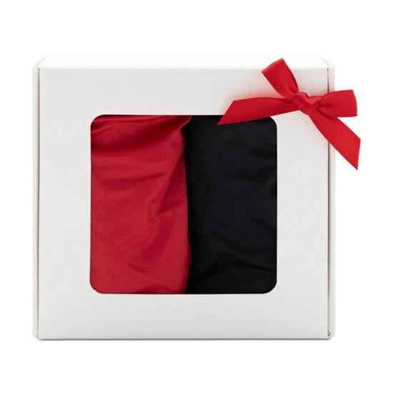 Victoria's Secret Very Sexy Thong Medium Black & Red Gift Box