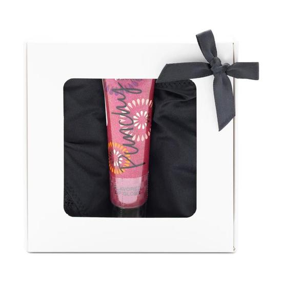 Victoria's Secret Very Sexy Thong Small Black Set Of 2 & Lip Gloss