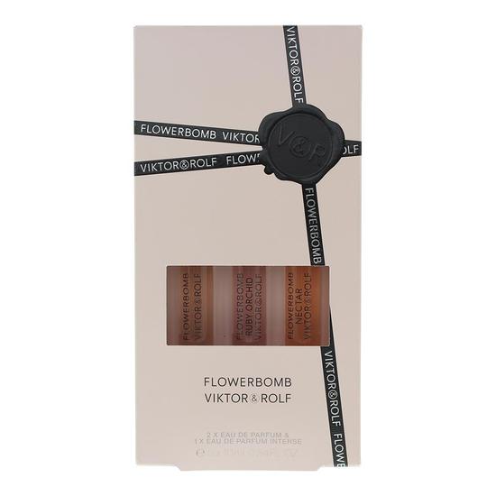 VIKTOR&ROLF Flowerbomb Eau De Parfum Trio Set 10ml x 3