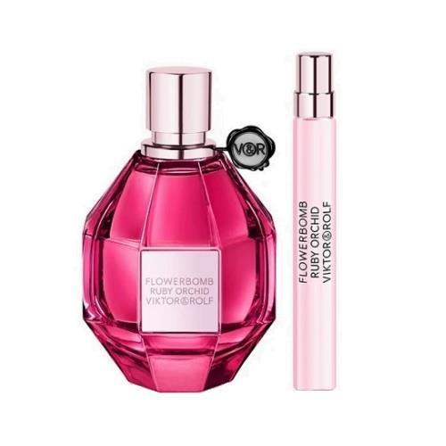 VIKTOR&ROLF Flowerbomb Ruby Orchid 100ml + 10ml Eau De Parfum Gift Set