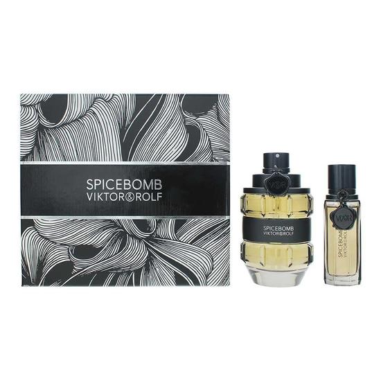 VIKTOR&ROLF Spicebomb Eau De Toilette 90ml + Eau De Toilette 20ml Gift Set For Him