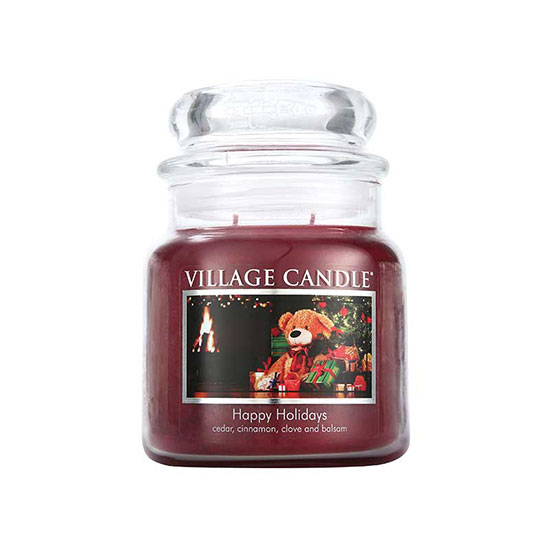 Village Candle Happy Holidays Jar Candle
