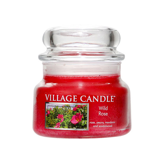 Village Candle Wild Rose Traditions Jar