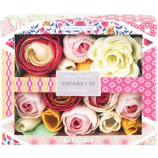 Heathcote & Ivory Vintage & Co. Fabric & Flowers Soap Flowers