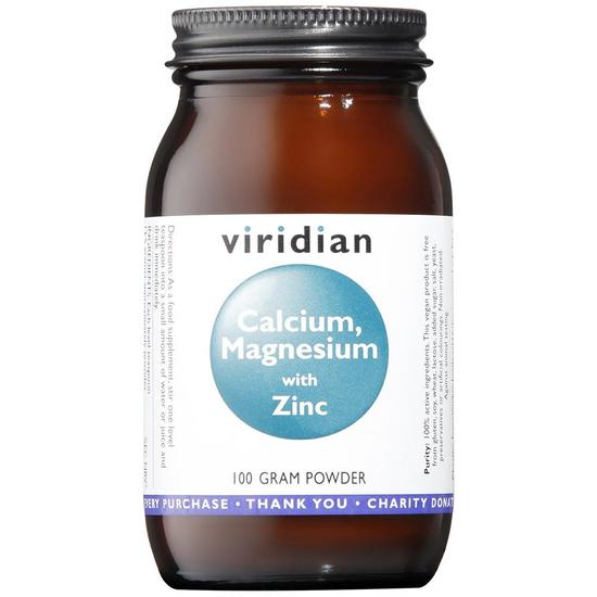 Viridian Calcium Magnesium With Zinc Powder 100g