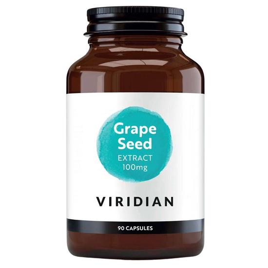 Viridian Grape Seed Extract 100mg Veg Capsules 90 Capsules
