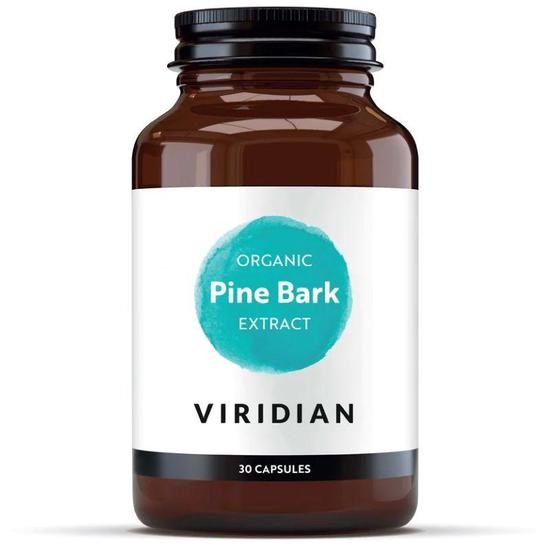 Viridian Organic High Potency Pine Bark Extract 100mg Capsules 30 Capsules