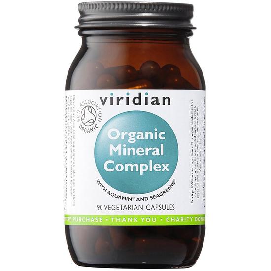 Viridian Organic Mineral Complex Veg Capsules 90 Capsules