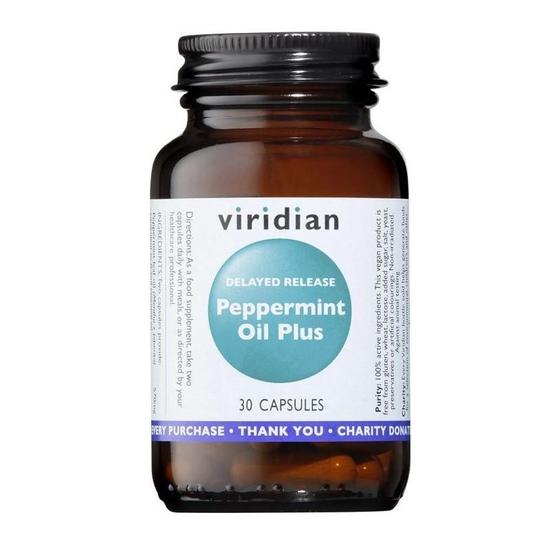 Viridian Peppermint Oil Plus Capsules 30 Capsules
