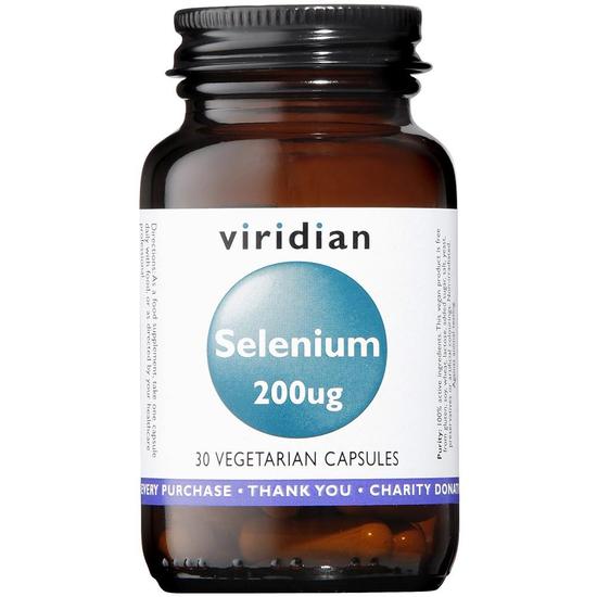 Viridian Selenium 200ug Veg Capsules 30 Capsules