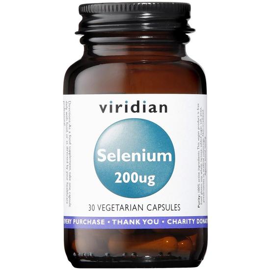 Viridian Selenium 200ug Veg Capsules