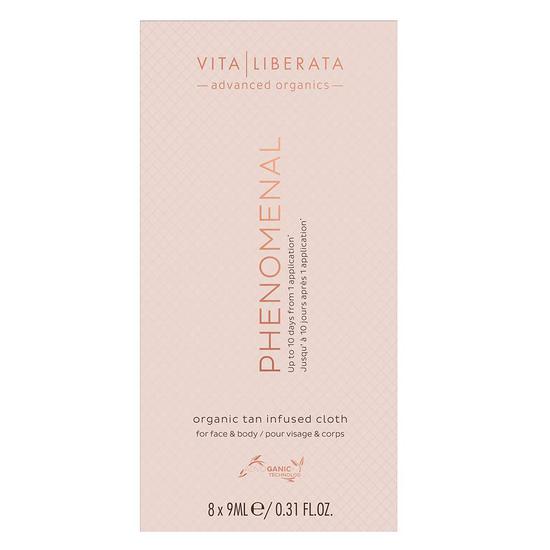 Vita Liberata Organic Tan Infused Cloths 8 Pack