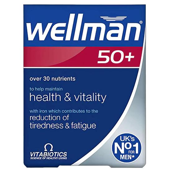 Vitabiotics Wellman 50+ Tablets