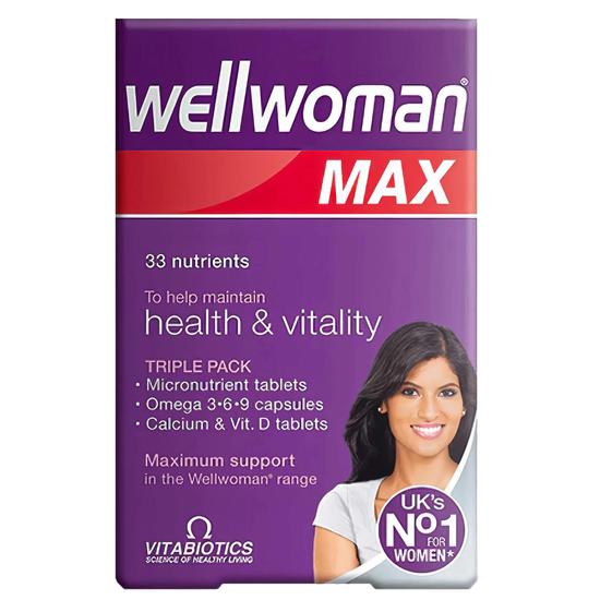 Vitabiotics Wellwoman Max Triple Pack Capsules & Tablets