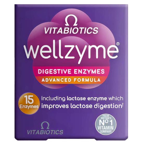 Vitabiotics Wellzyme Digestive Enzymes Advanced Formula Capsules