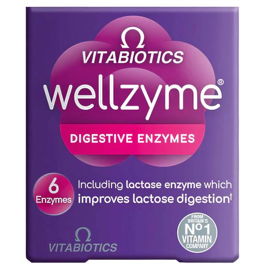 Vitabiotics Wellzyme Digestive Enzymes Capsules