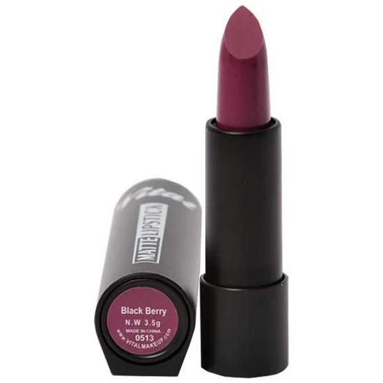 Vital Makeup Matte Lipstick Black Berry
