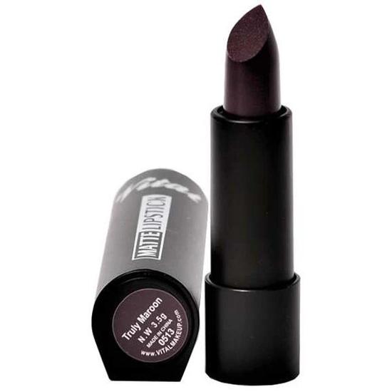 Vital Makeup Matte Lipstick Truly Maroon 3.5g