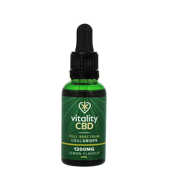 Vitality CBD Oral Drops Lemon