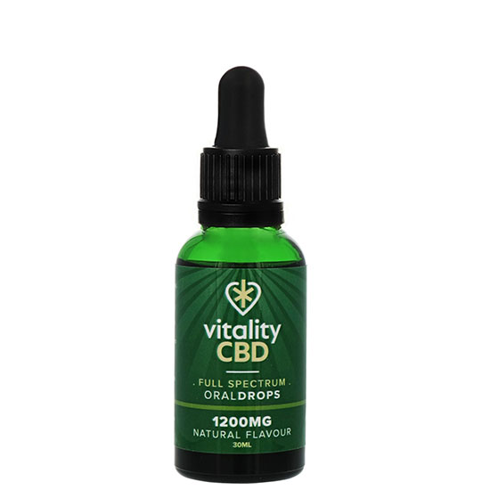 Vitality CBD Oral Drops Natural