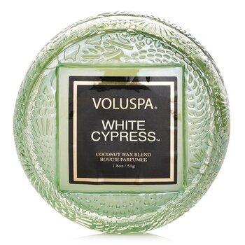 VOLUSPA Macaron Candle White Cypress 51g