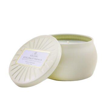 VOLUSPA Mini Tin Candle Coconut Papaya 127g