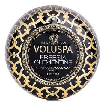 VOLUSPA Mini Tin Candle Freesia Clementine 113g