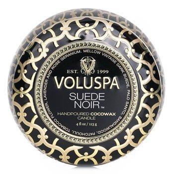 VOLUSPA Mini Tin Candle Suede Noir 113g